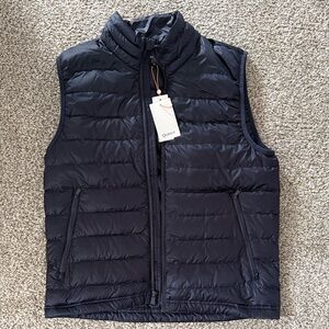 NWT Quince Responsible Down Puffer Vest Navy Blue Medium